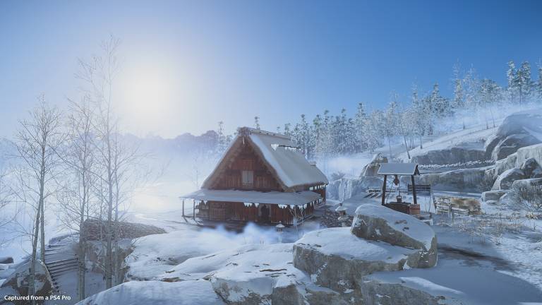 casa na neve